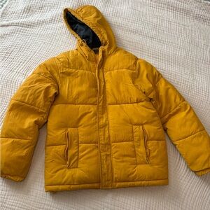 Goodfellow & Co Mens Mustard Puffer Jacket